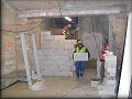 stavba příček sklepních kójí v 1.PP domu 