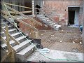 přípravy pro lití podlah a položení podlahového topení v prostoru atria sboru 