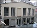 čelní stěna sboru je již osazena čtveřicí dveří na balkon sboru a zábradlím oken bytu kazatele ve 3.NP sboru 
1.4.2009 