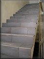 schodiště z balkonu sboru do patra kanceláře a bytu kazatele sboru 
28.4.2009 