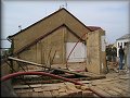 z domu je odstraněna střecha, prostor bývalé půdy domu 
24.6.2008 
