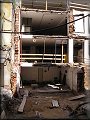 pohled do jednotlivých pater sbor po odstranění čelní jižní stěny  
4.7.2008 