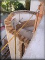otevřené schodiště domu 
19.8.2008 